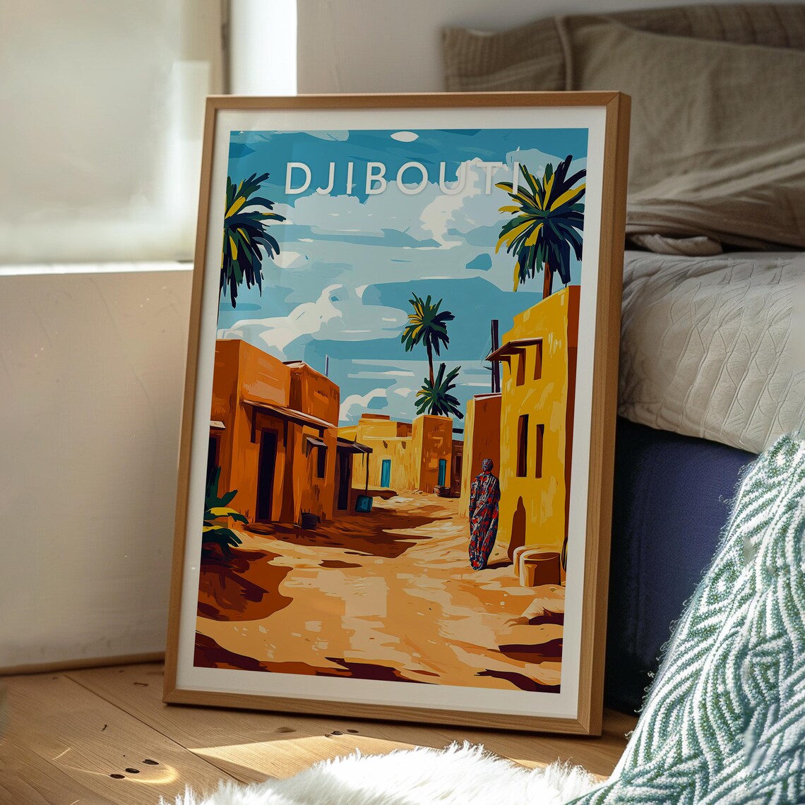 Djibouti Travel Poster, Africa City Wall Art - Image 3