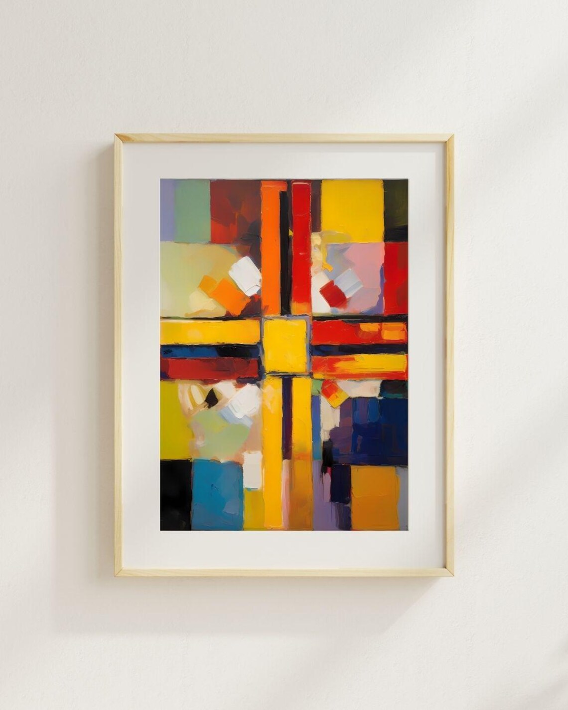 Abstract Art, Colorful Modern Abstract Poster