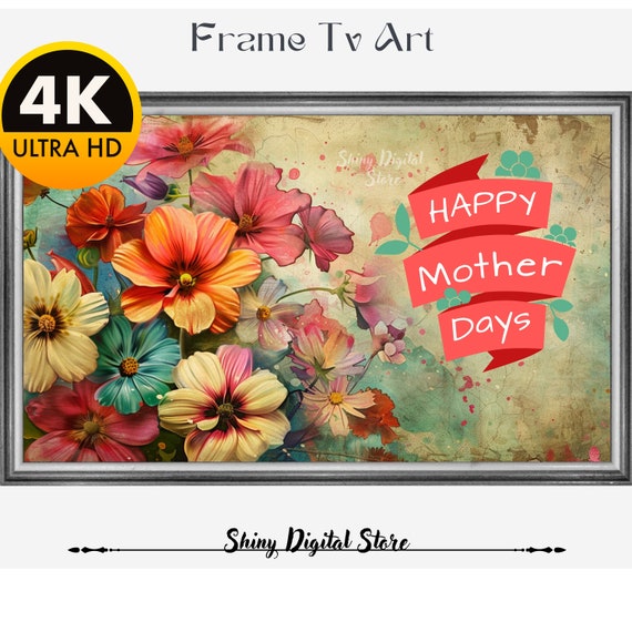 First Mothers Day Frame Mothers Day Frame Happy Mothers Day 2024 Frame Tv Art Mothers Day Mothers Day Frame Tv Mom Picture Art
