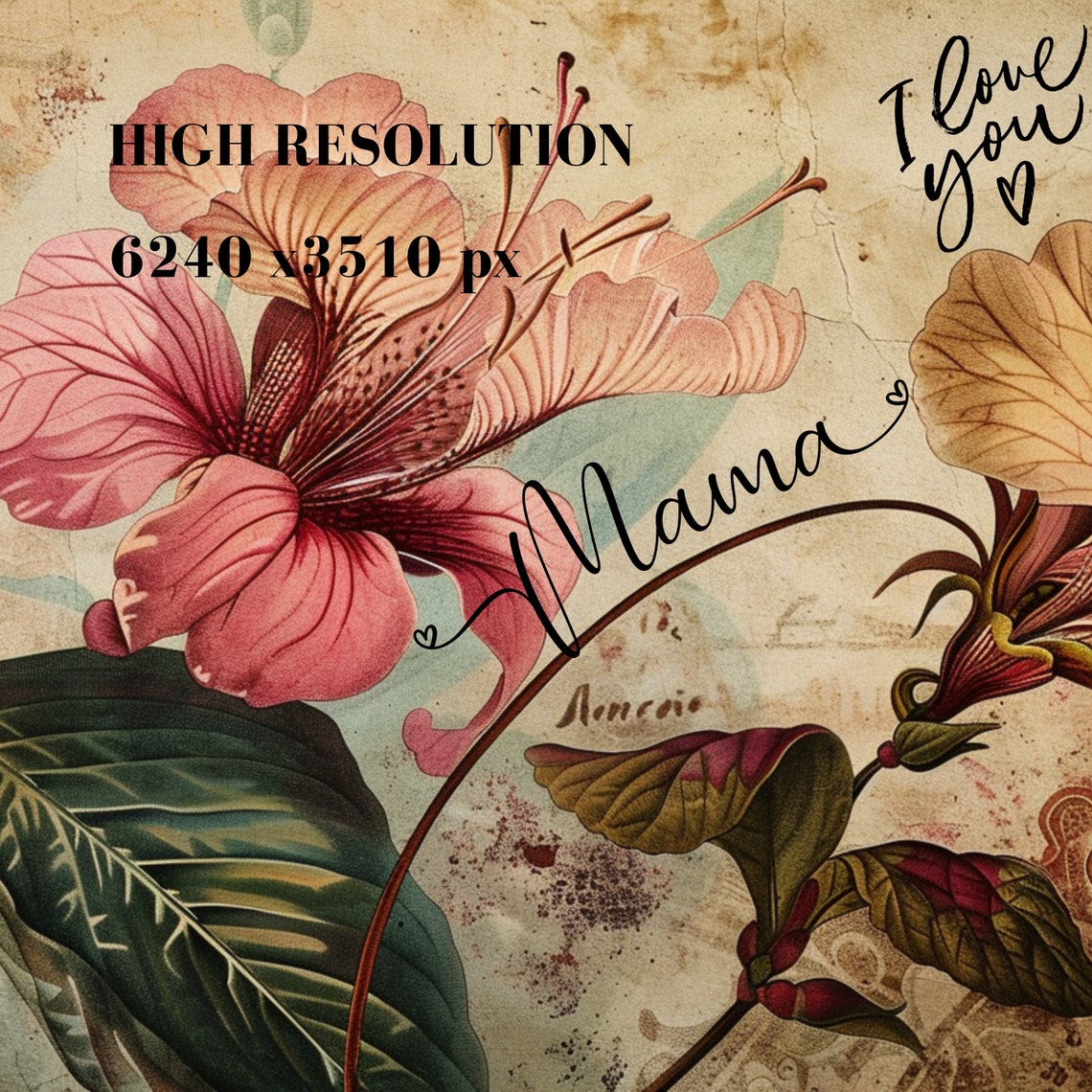Vintage Mothers Day Frame Tv Art Instant Floral Mamas Day Appreciation Oil Painting Happy Mothers Day Tv Screensaver - Image 3