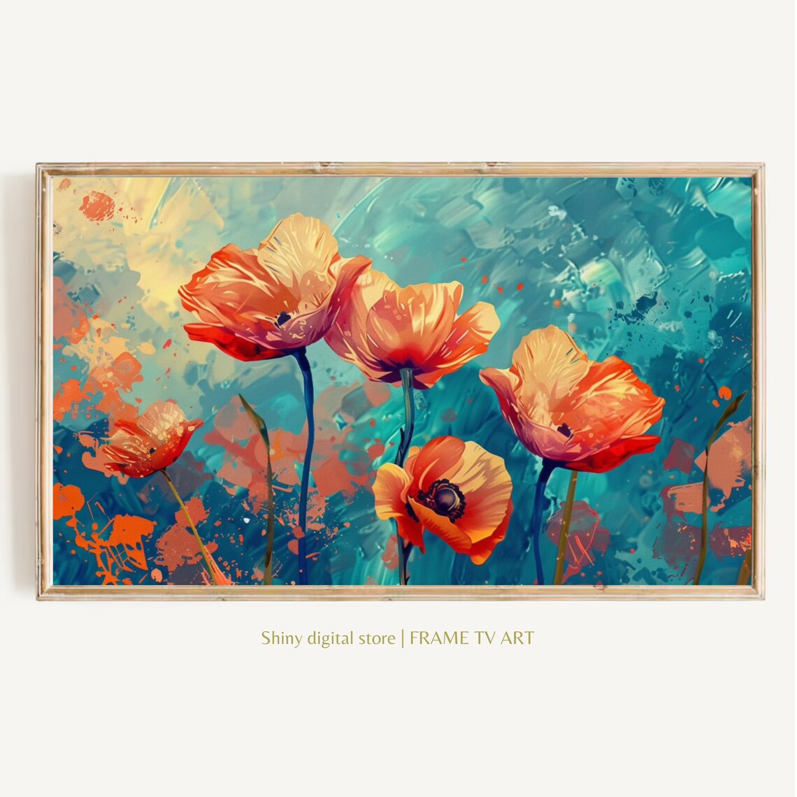 Frame Tv Art Mothers Day Frame Tv Vintage Flowers Spring Tv Art Mothers Day Tv Art Tv Flowers Tv Spring