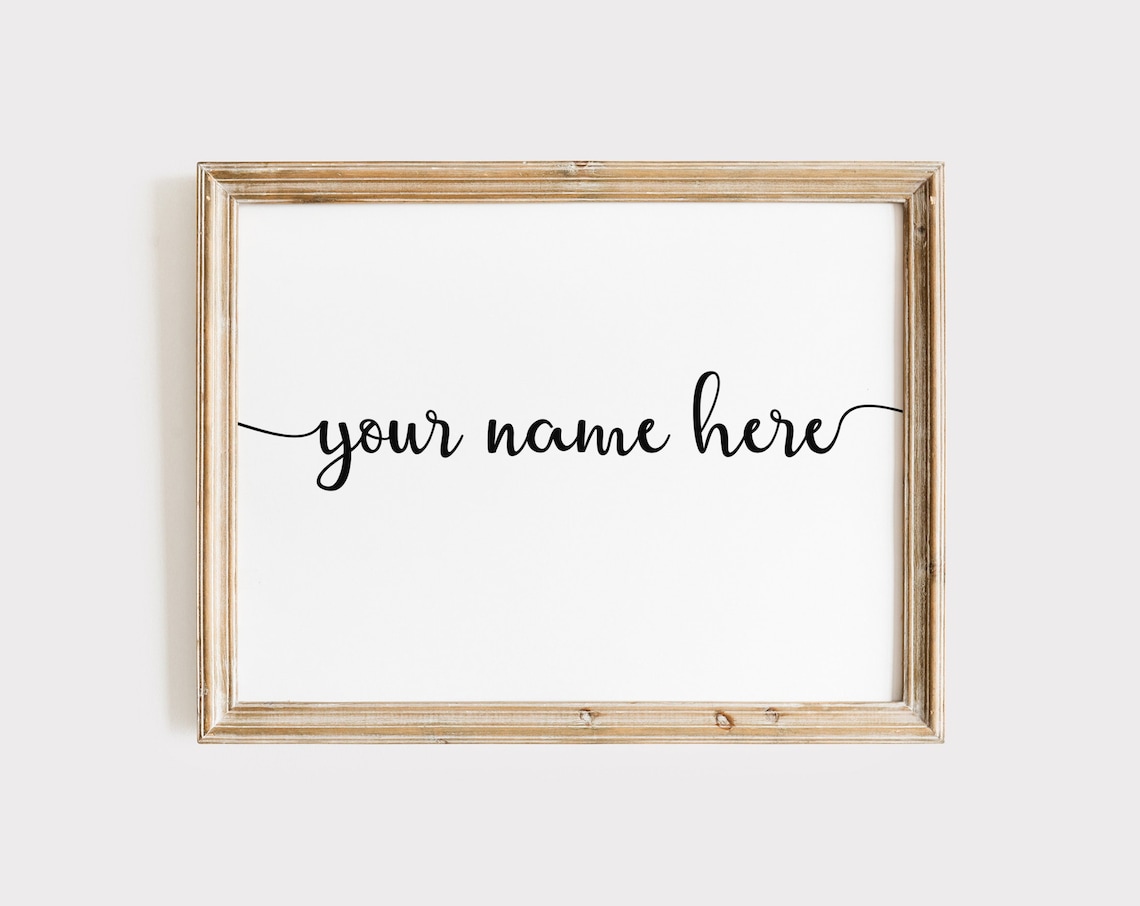 Custom Name Print for Nursery Decor, Personalized