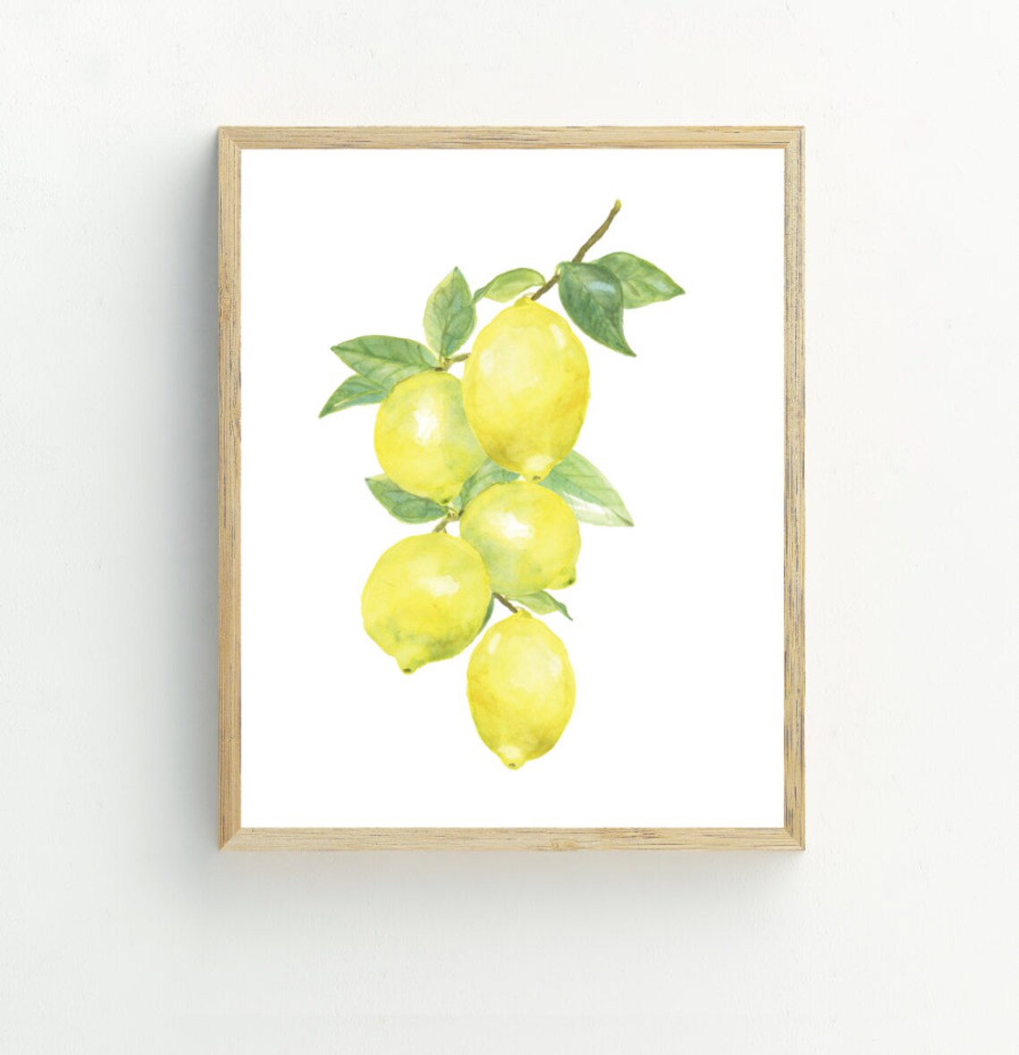 Lemon Print Fruit Wall Art Kitchen Wall Decor Lemon Decor Housewarming Gift 5x7 8x10 11x14 16x20 - Image 2