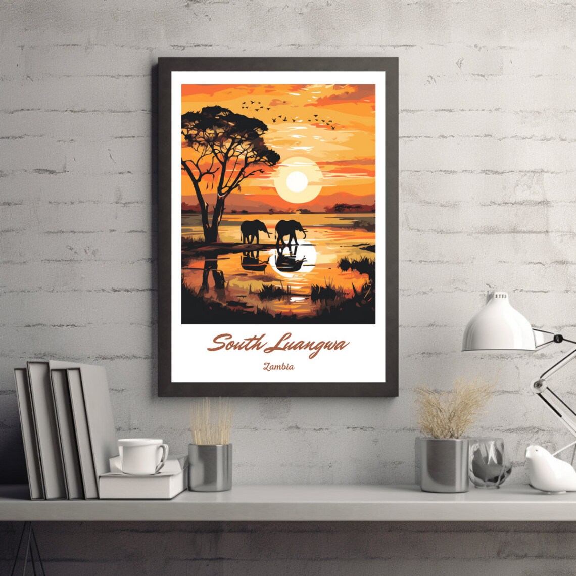 South Luangwa National Park, Zambia Travel Poster - Image 2