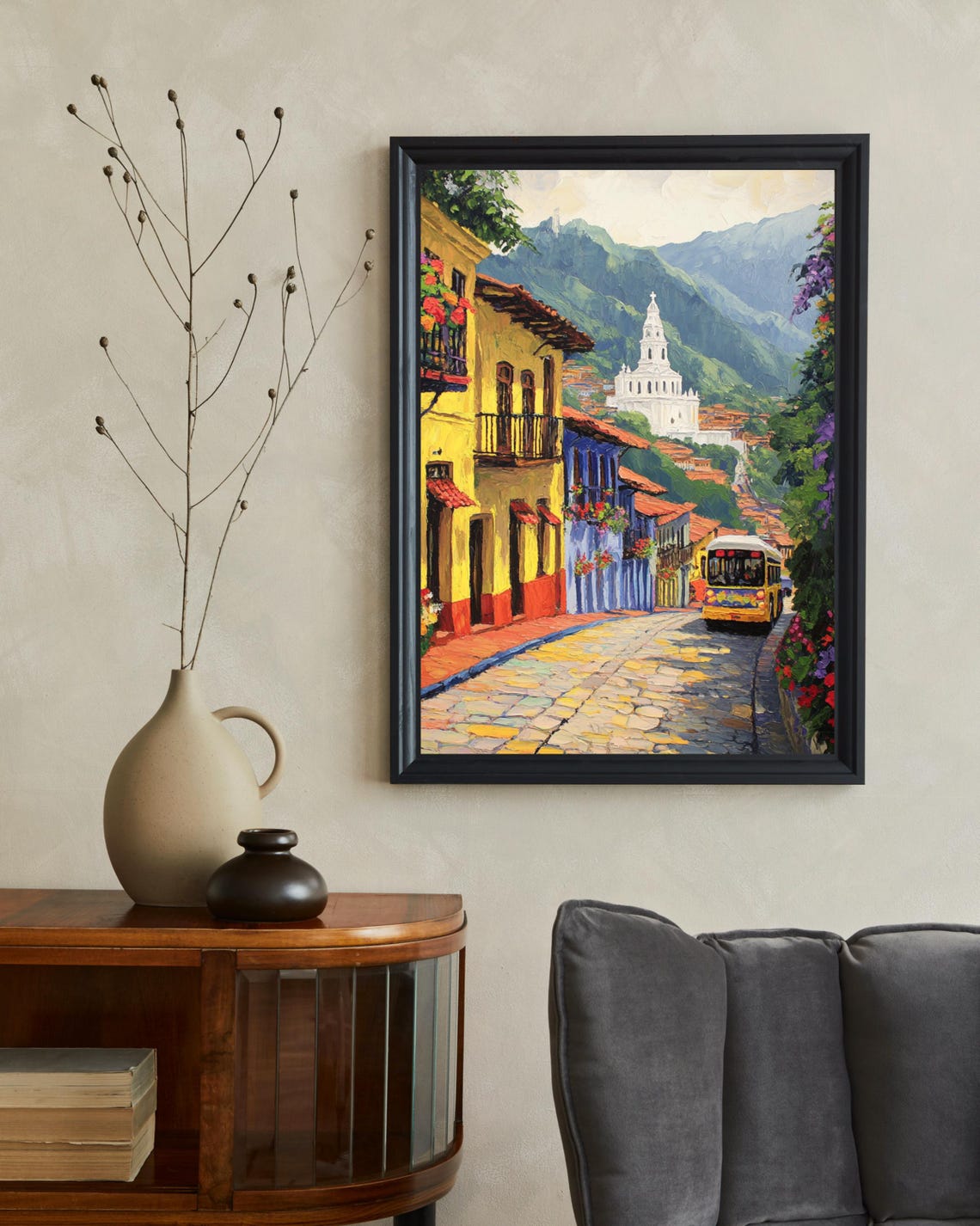 Bogota Colombia Travel Poster, Gift For Colombia Lovers - Image 2
