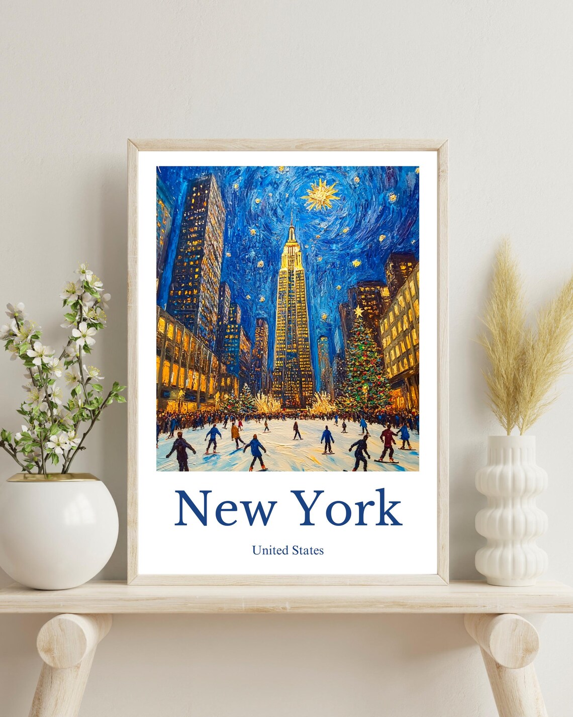 New York Winter Wonderland, Rockefeller Center Christmas Art
