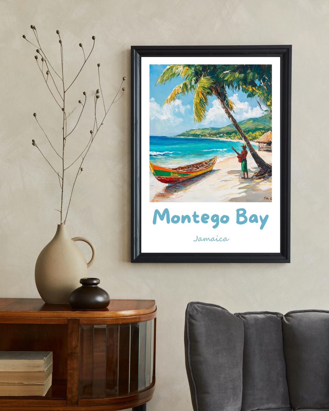 Montego Bay, Jamaica Travel Poster - Image 2