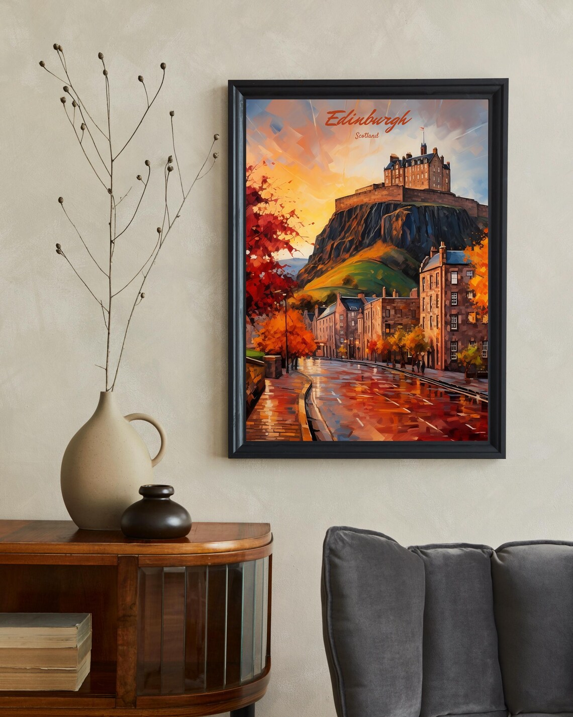 Edinburgh Travel Poster, Scotland Wall Art Print - Image 2