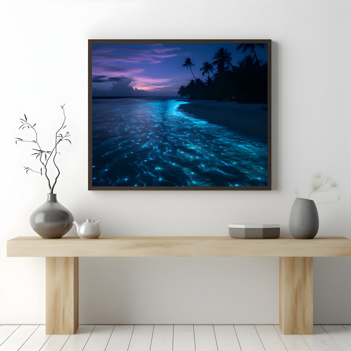 Maldives Night - Holiday Poster Art