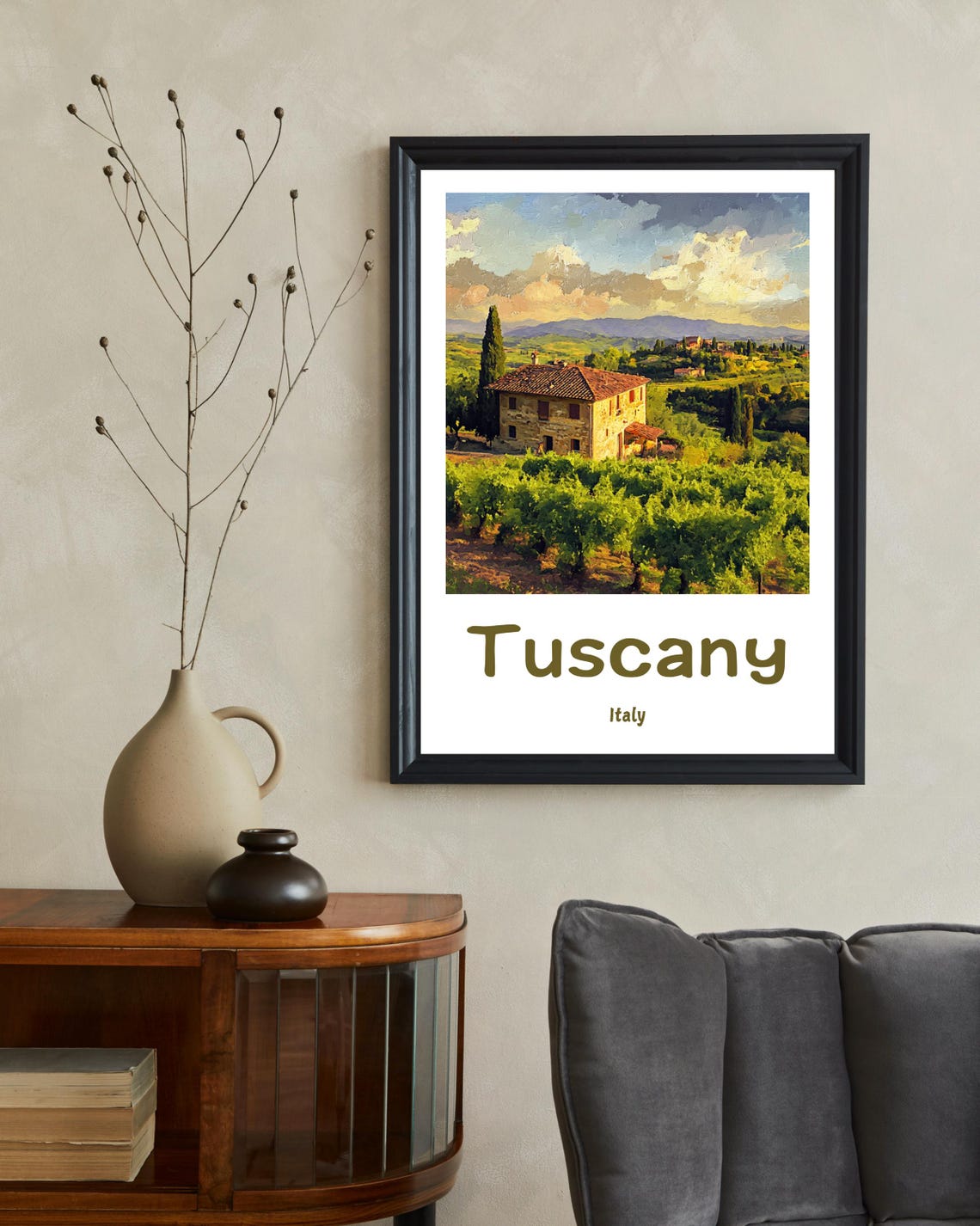 Tuscany Poster Tuscany Travel Print Italy Print Italy Poster Tuscan Wall Decor Italy Art Tuscany Art Italy Lover Gift Christmas Gift - Image 2
