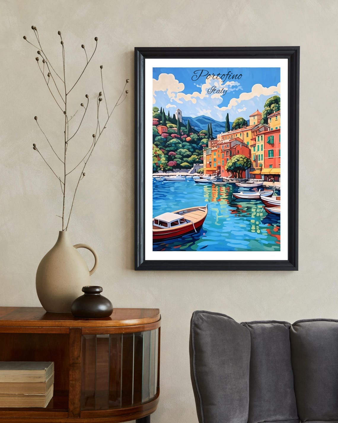 Portofino, Italy Art Print, Birthday Gift - Image 2