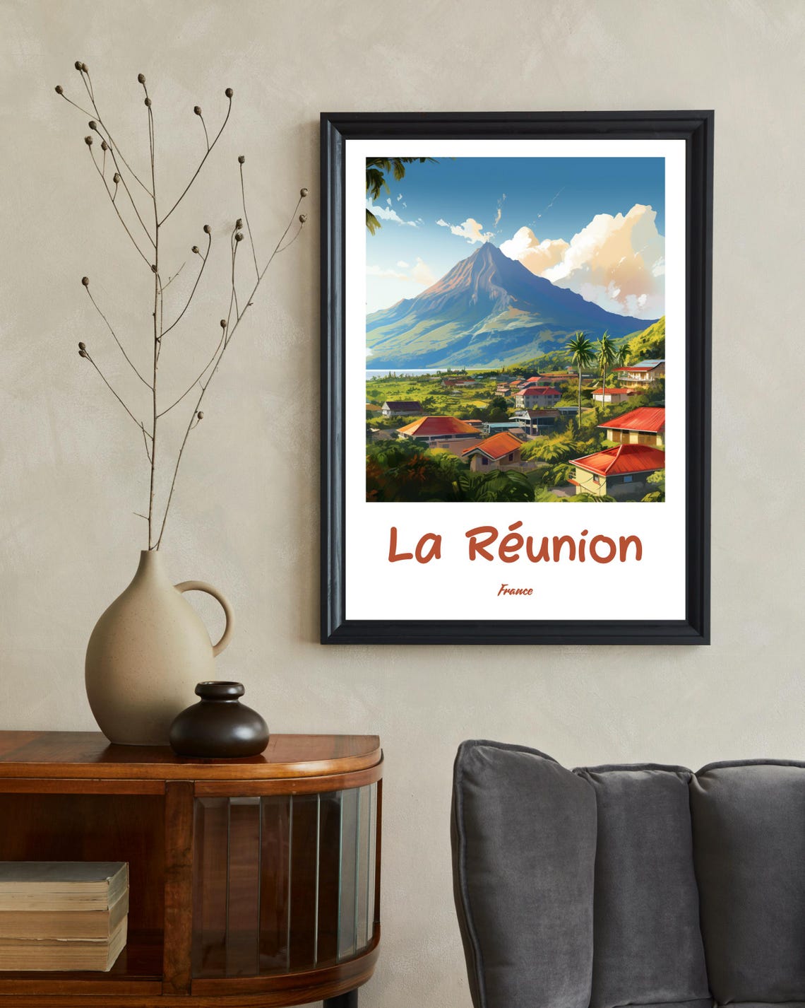 La Reunion Travel Poster, Wedding Gift - Image 2
