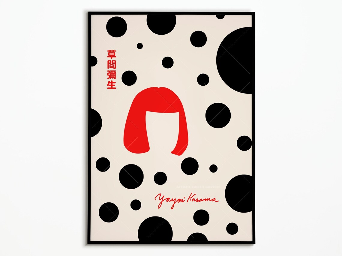 Yayoi Kusama Decoration Poster Art Print