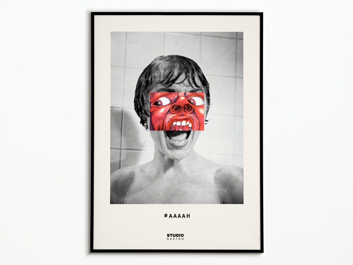 Psychosis Film Poster Art Print, Psycho Movie Poster