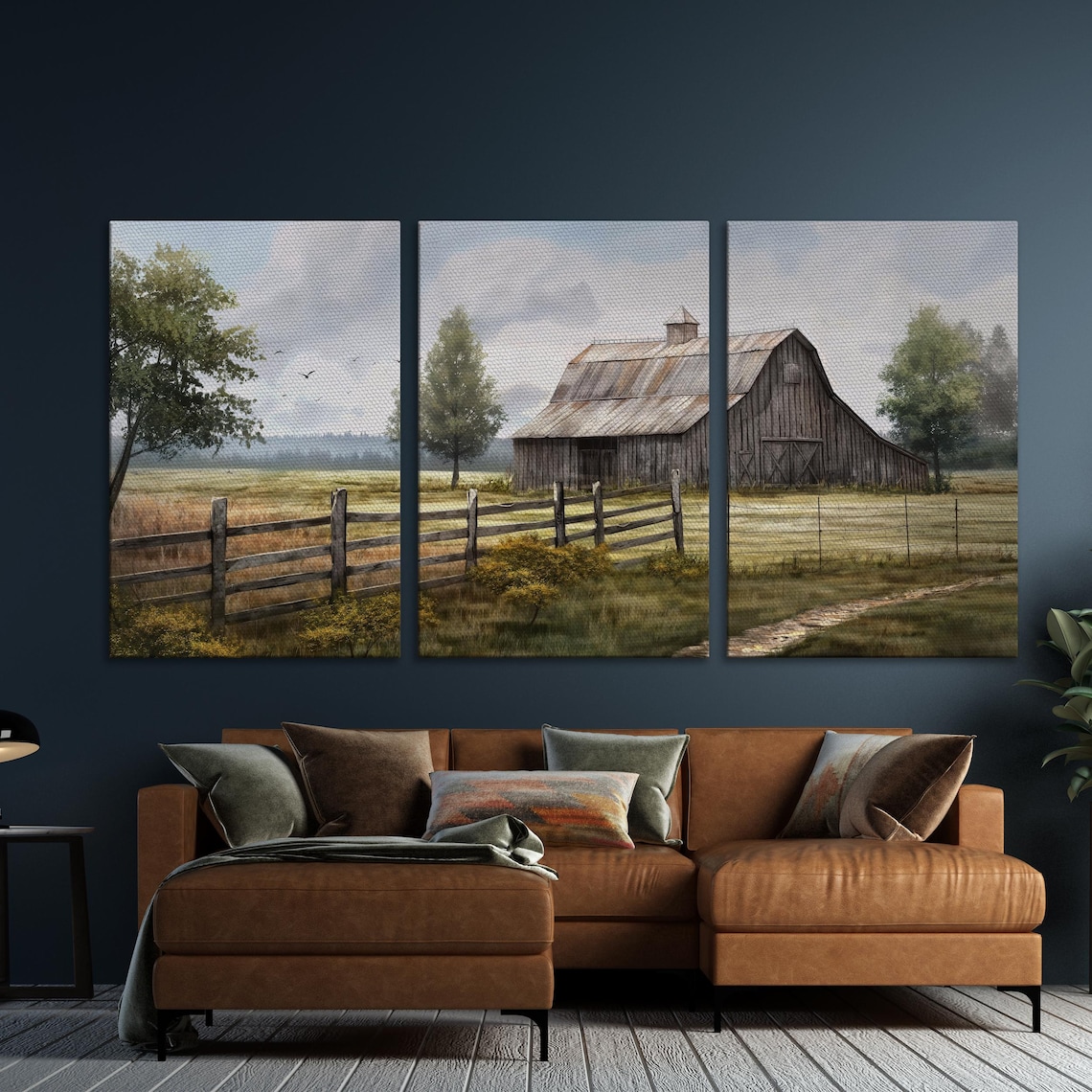 Rural Wooden Barn, Rustic Countryside Art Print - Image 5