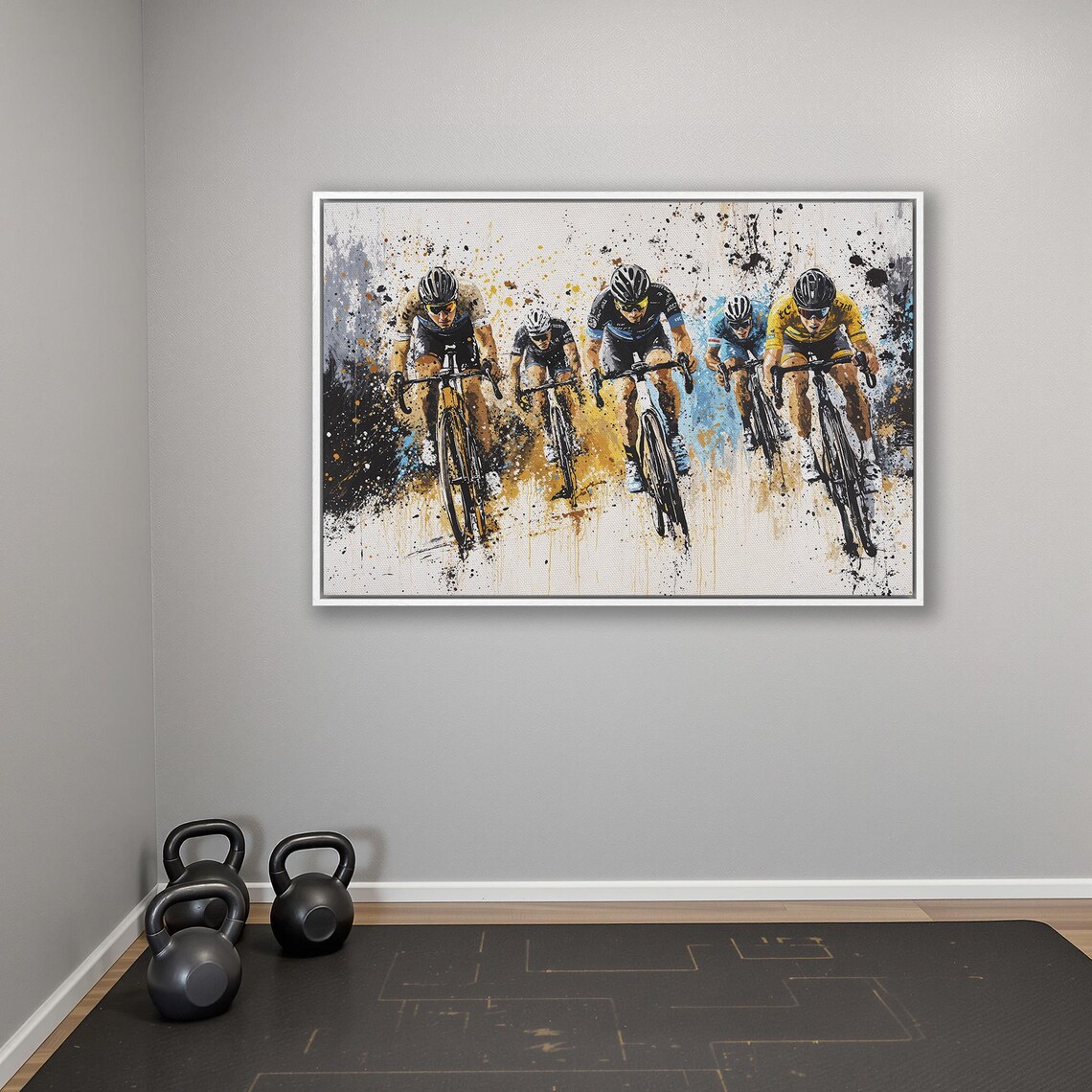 Bike Race Poster, Modern Cycling Sports Decor - Image 4