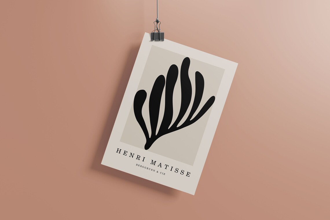 Matisse Beige Cut Outs Print Neutral Tones Poster Printable Poster Modern Minimalist Art Print Set Abstract Art Print - Image 3
