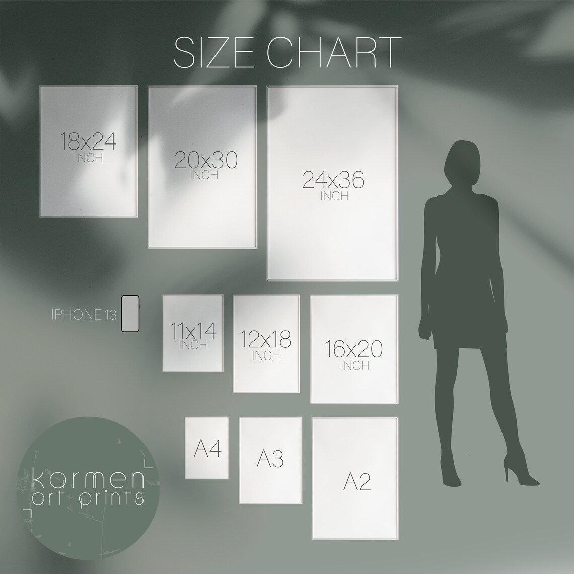 Vintage Initial Print Alphabet Poster, Nursery Decor - Image 4