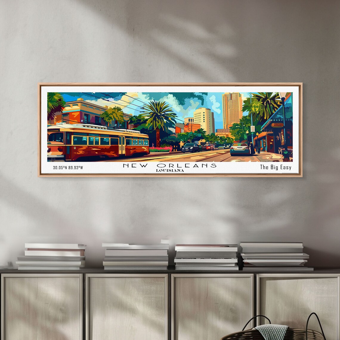 New Orleans Mid-Century Travel Poster, Retro Pop Art - Image 2