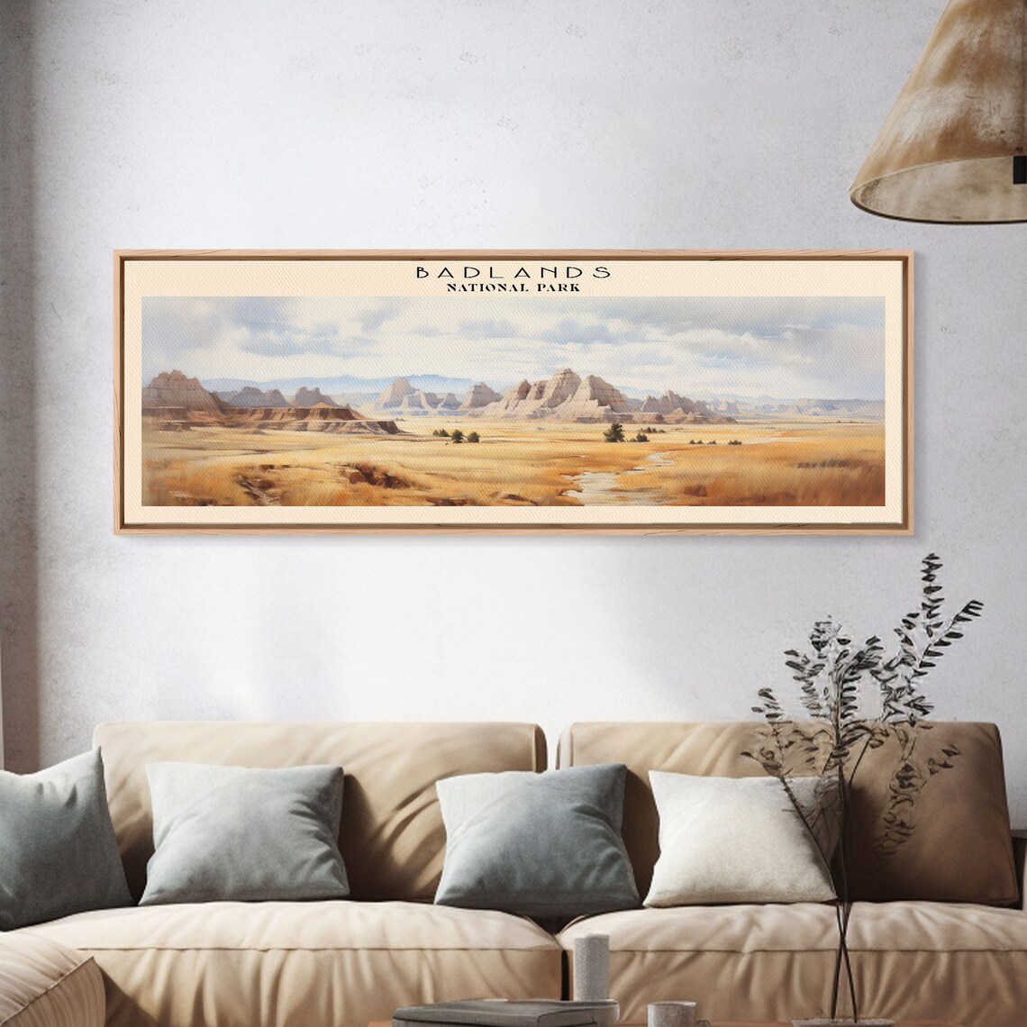 Badlands National Park, Minimalist Travel Poster - Image 4