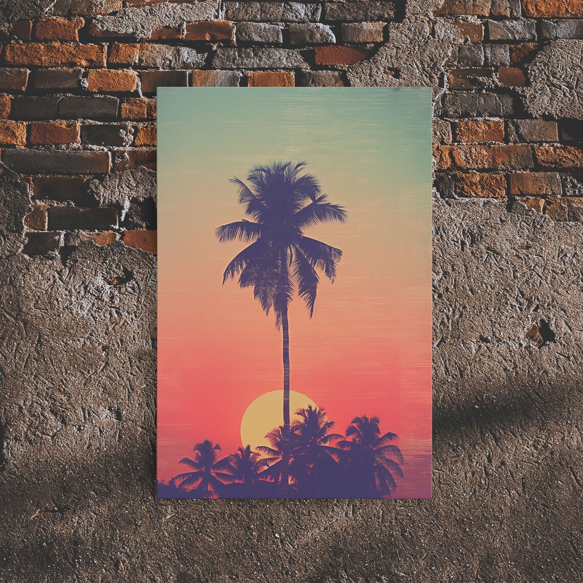 Palm Tree Tropical Minimalist Art Print, Dorm Decor - Image 5