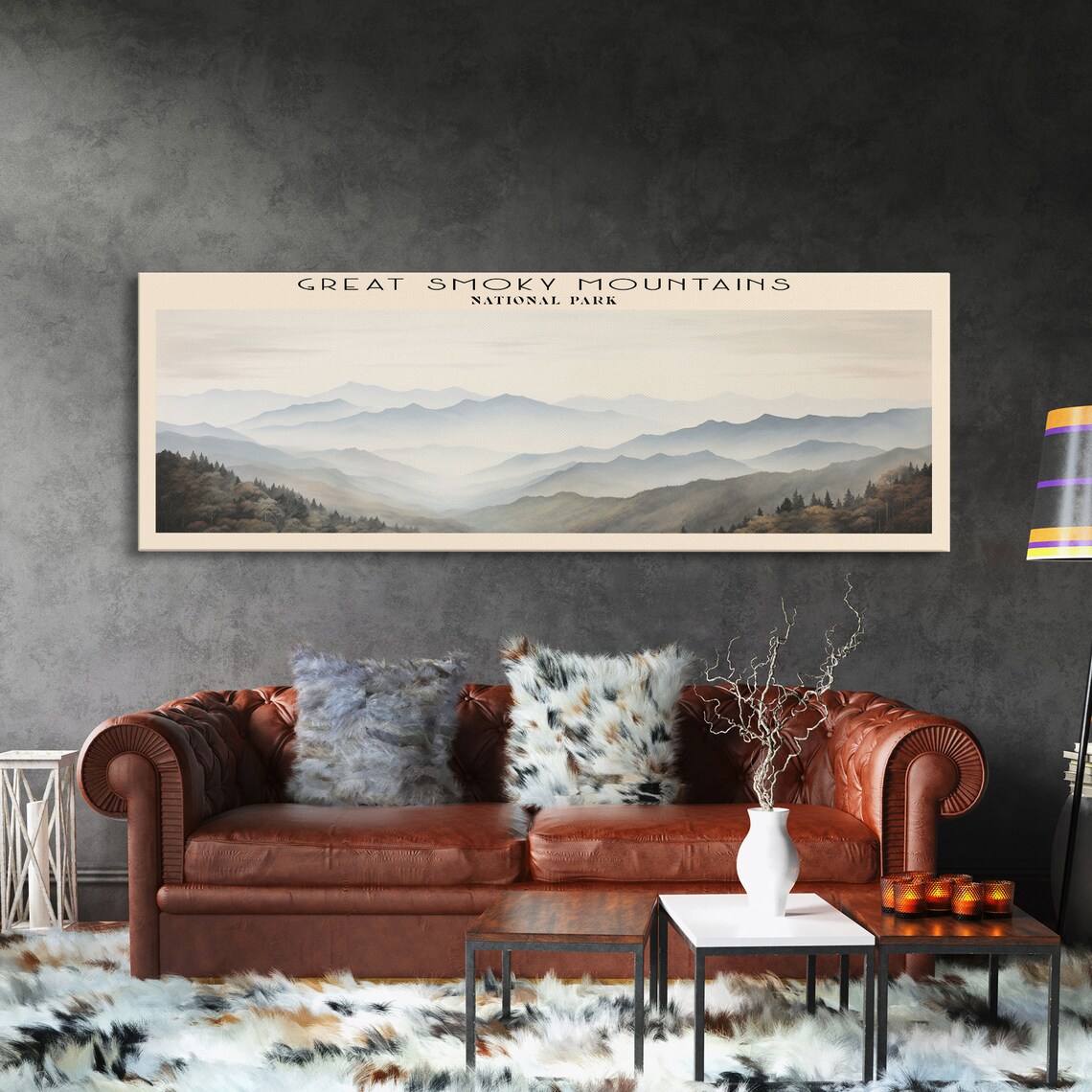 Great Smoky Mountains National Park Panoramic Travel Poster