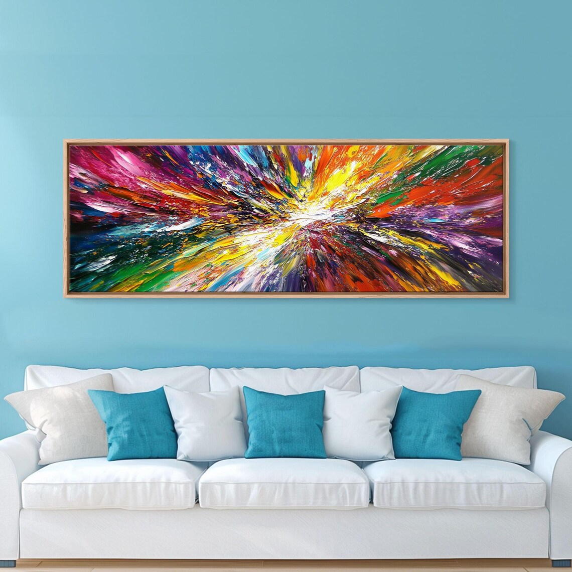Light Tunnel Abstract Art Print, Color Splash - Image 5