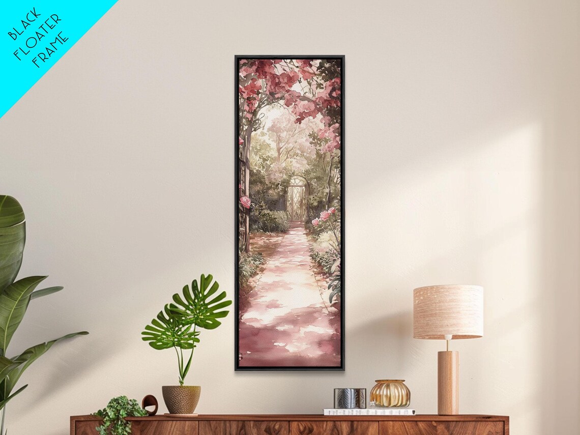Secret Garden Path Cottagecore Wall Art Print
