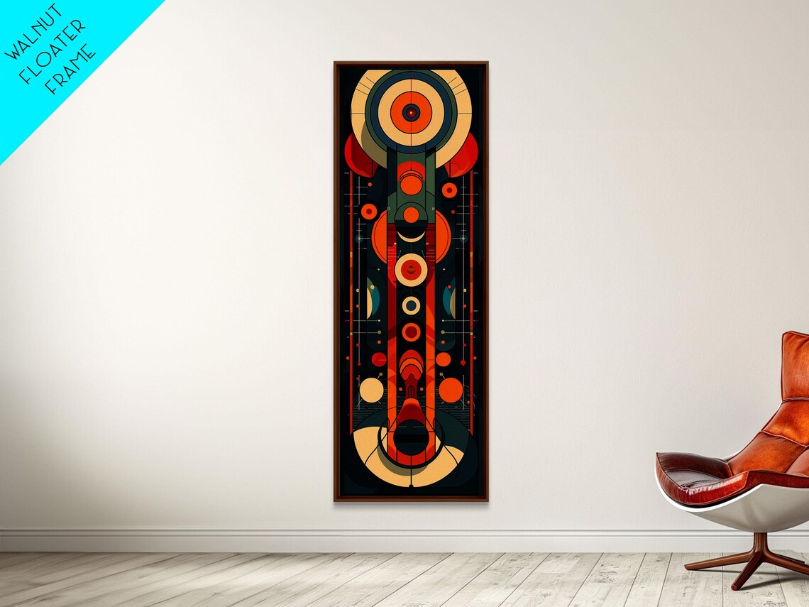 Retro Art Deco Geometric Patterns Poster Print