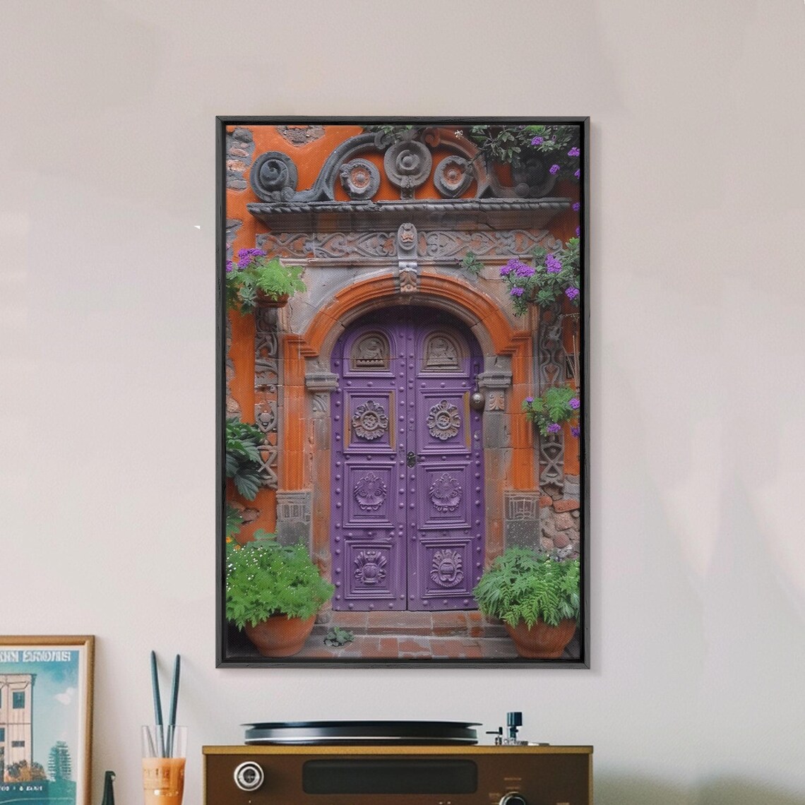 Mexico City Architecture, 19th Century Travel Poster - Image 5