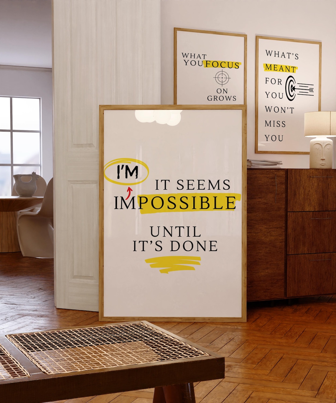 Success Mindset Quote, Growth Mindset Typography