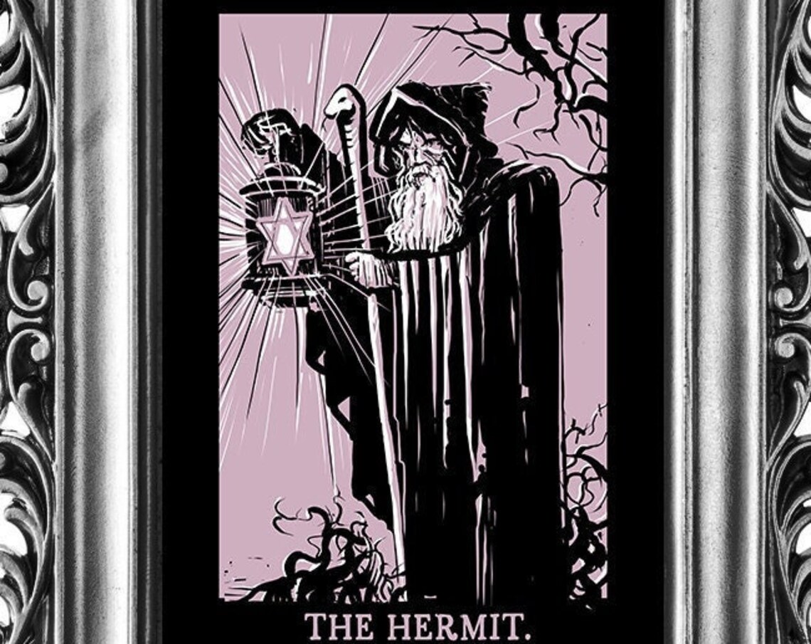 The Hermit Gothic Tarot Poster - Image 2
