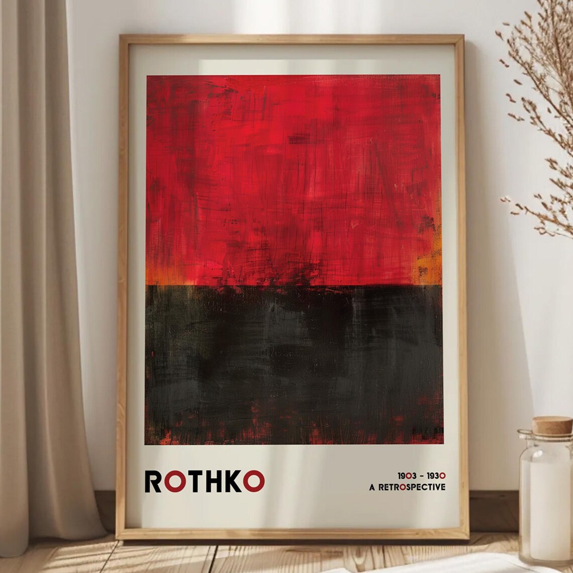 Mark Rothko Abstract Modern Art Poster for Living Room