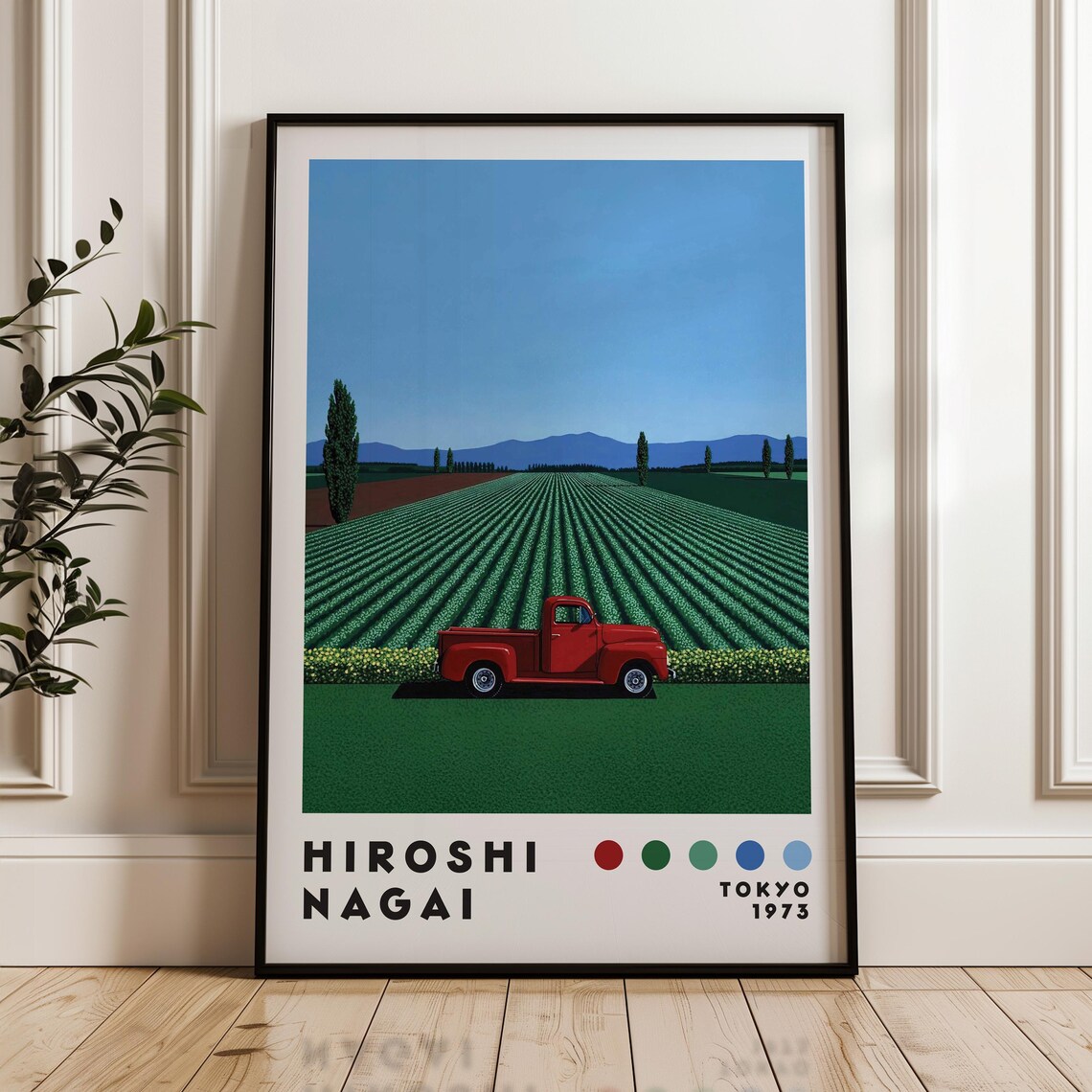Hiroshi Nagai Modern Japanese Poster Art Print