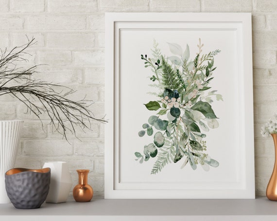 Eucalyptus Watercolour Botanical Art Print
