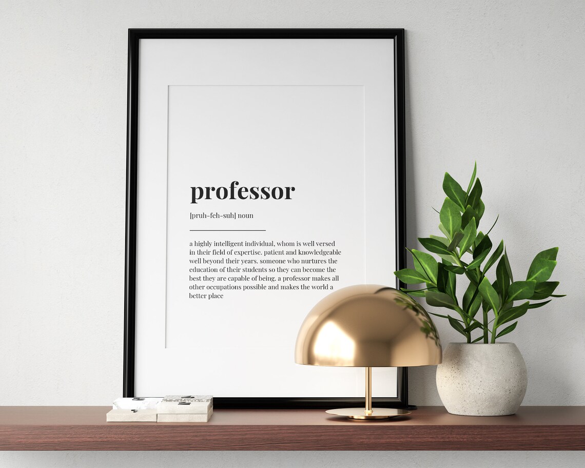 Professor Definition Print, Gift For Professor - Image 3
