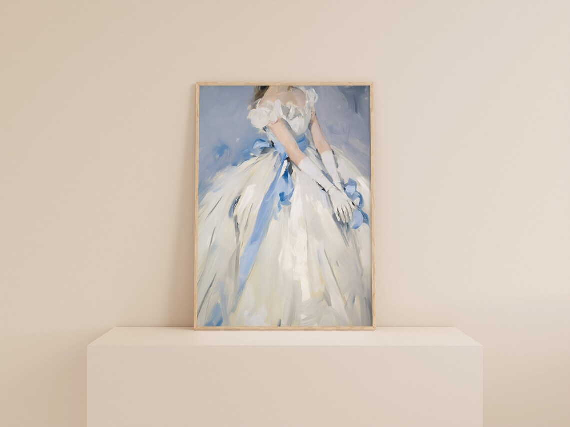 Princess Print, Vintage Aesthetic Art Print - Image 2