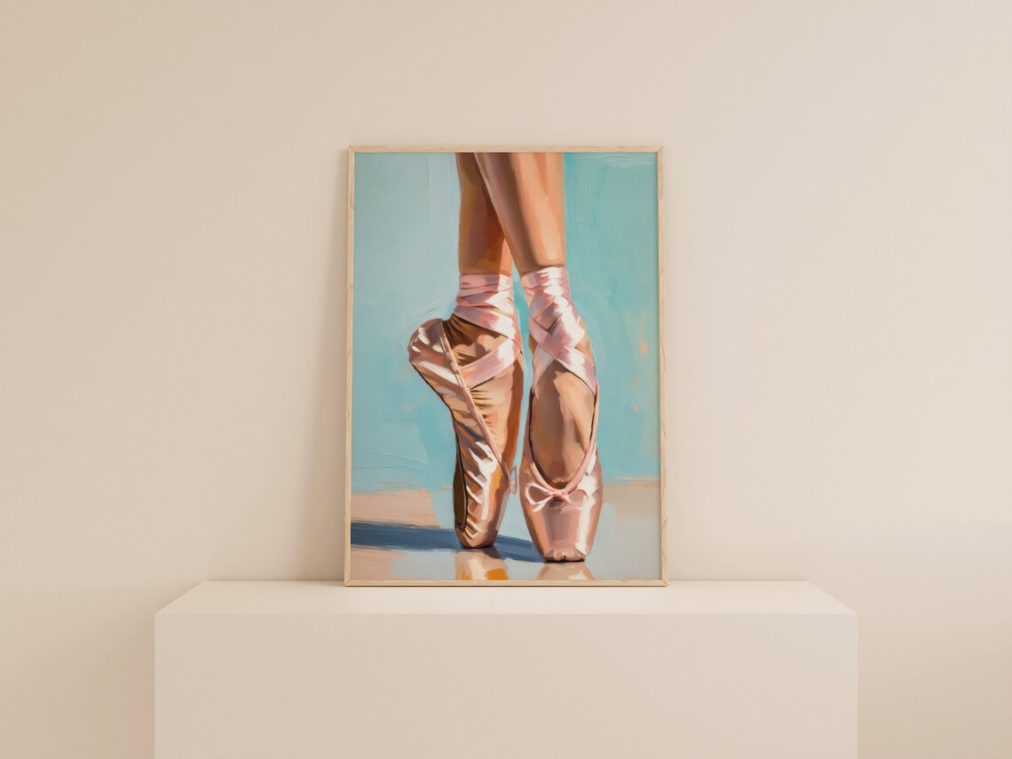 Ballerina Painting, Coquette Aesthetic Art Print - Image 2