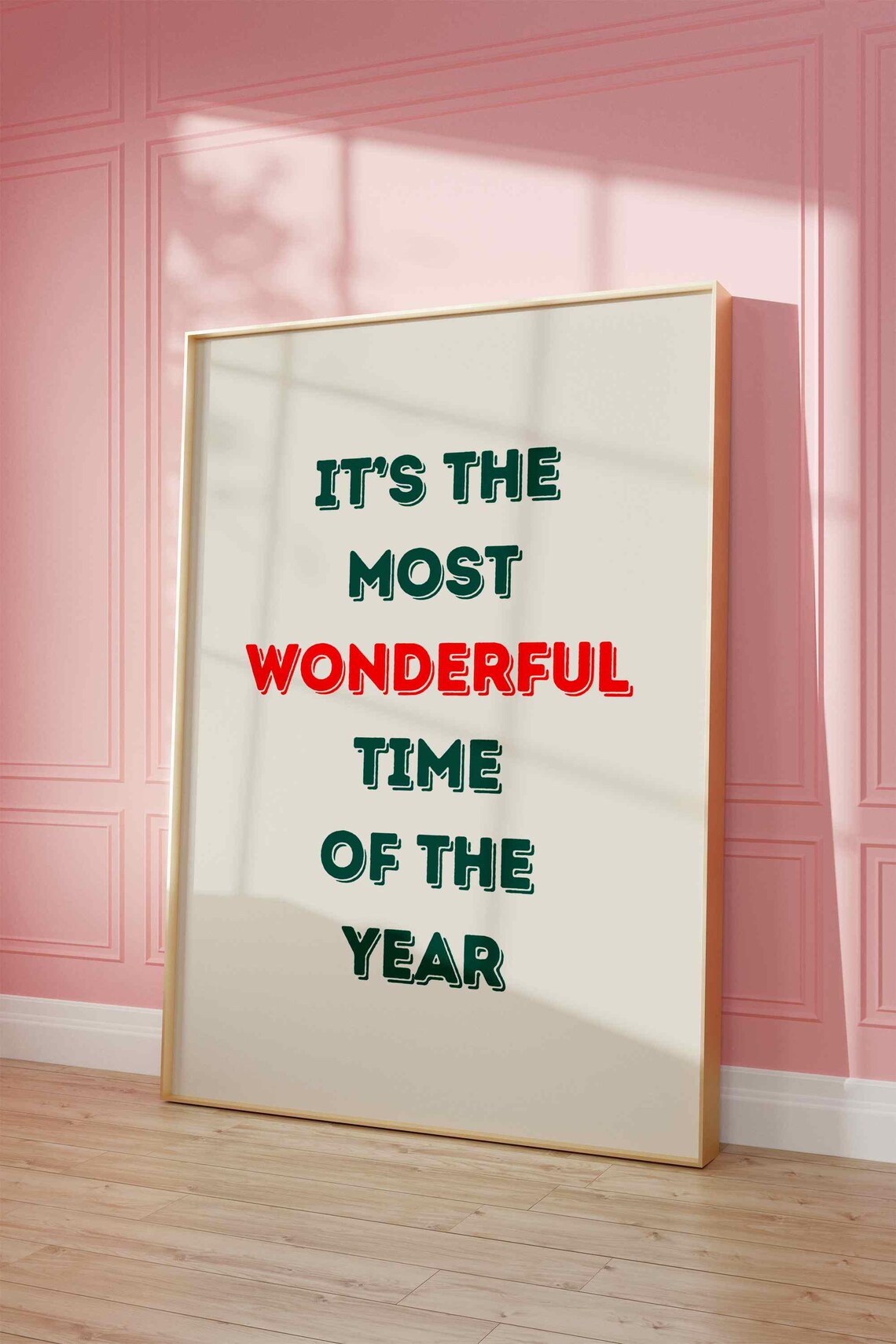 Classic It Is The Most Wonderful Time Of The Year Holiday Poster - Image 4
