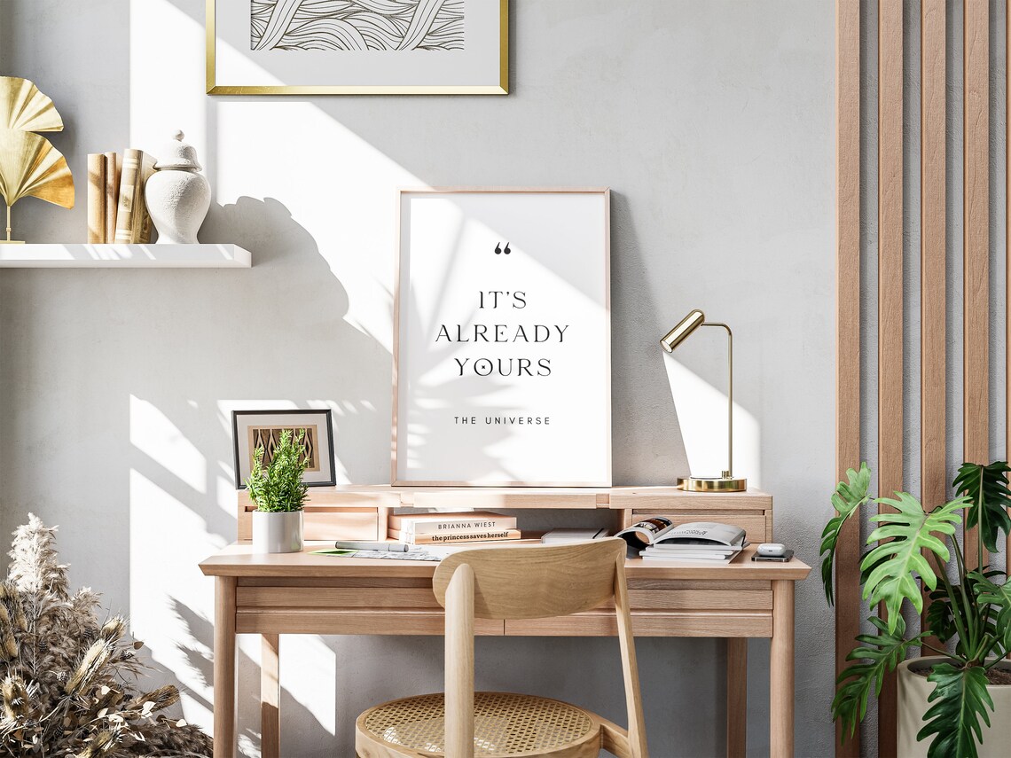 Its Already Yours Manifestation Poster, Spiritual Affirmation - Image 5