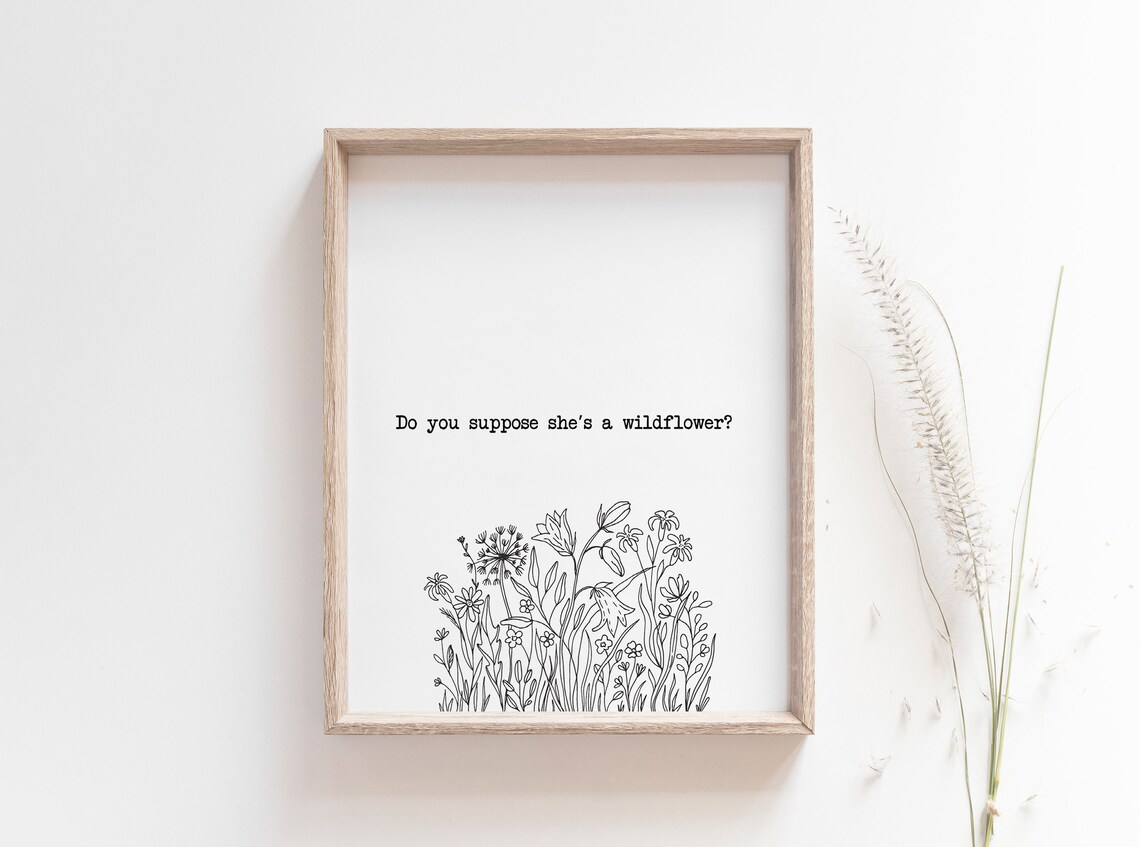 Alice In Wonderland Quotes Art Print, Nursery Decor - Image 3