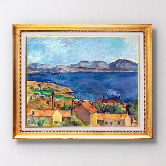 Paul Cezanne Bay Of Marseilles From Lestaque 1885 Harbor View Poster