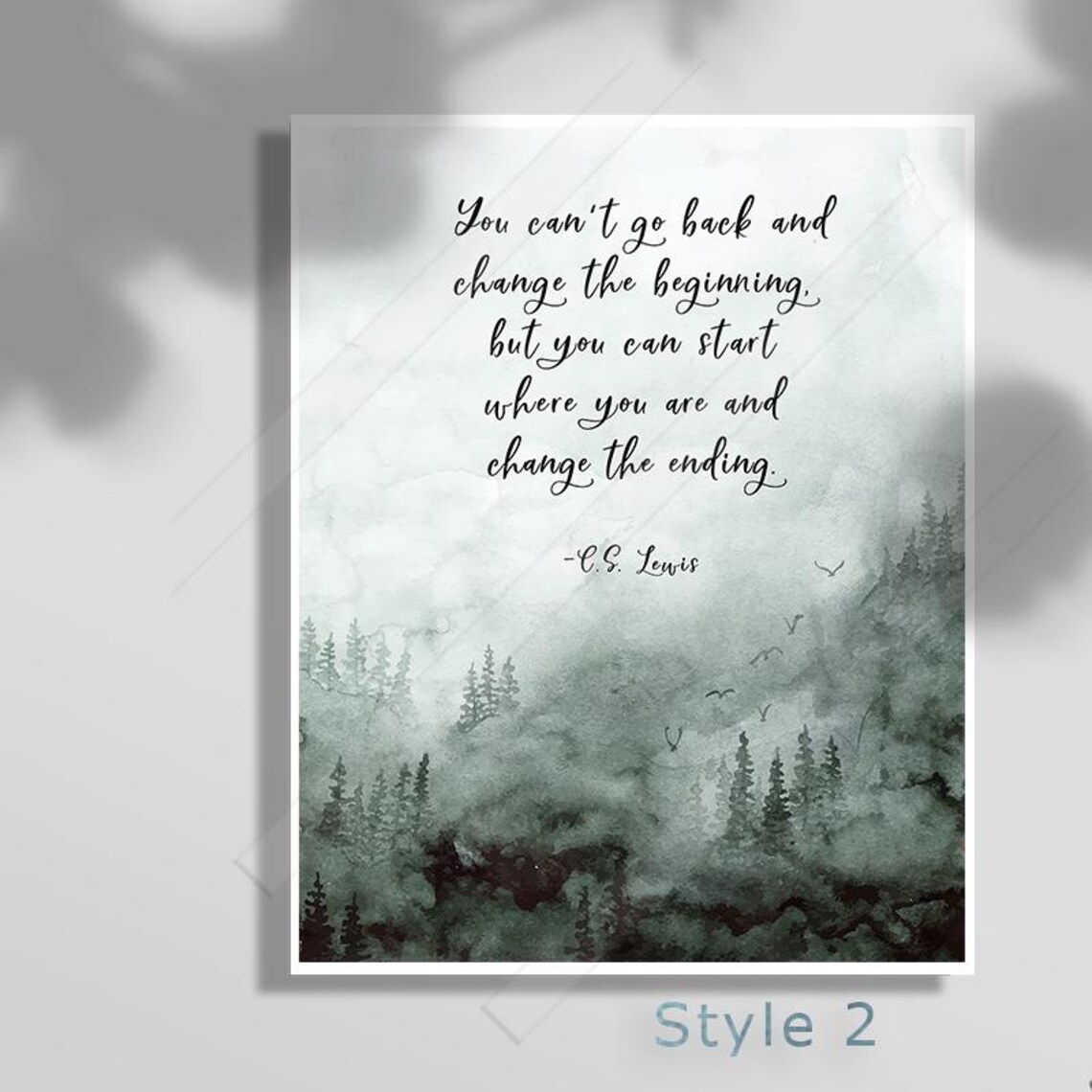 Inspirational Quote Art Print, Office Wall Decor - Image 3