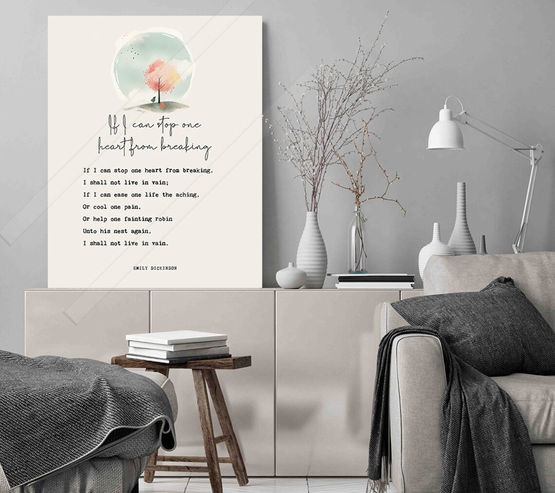 Emily Dickinson Literary Art Print, Love and Kindness - Image 3