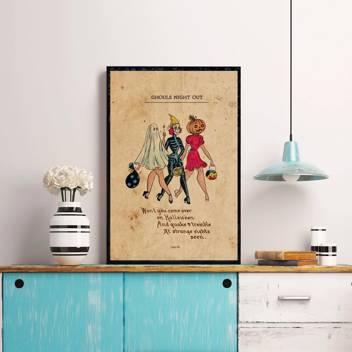 Ghouls Night Out Halloween Decor Poster - Image 4