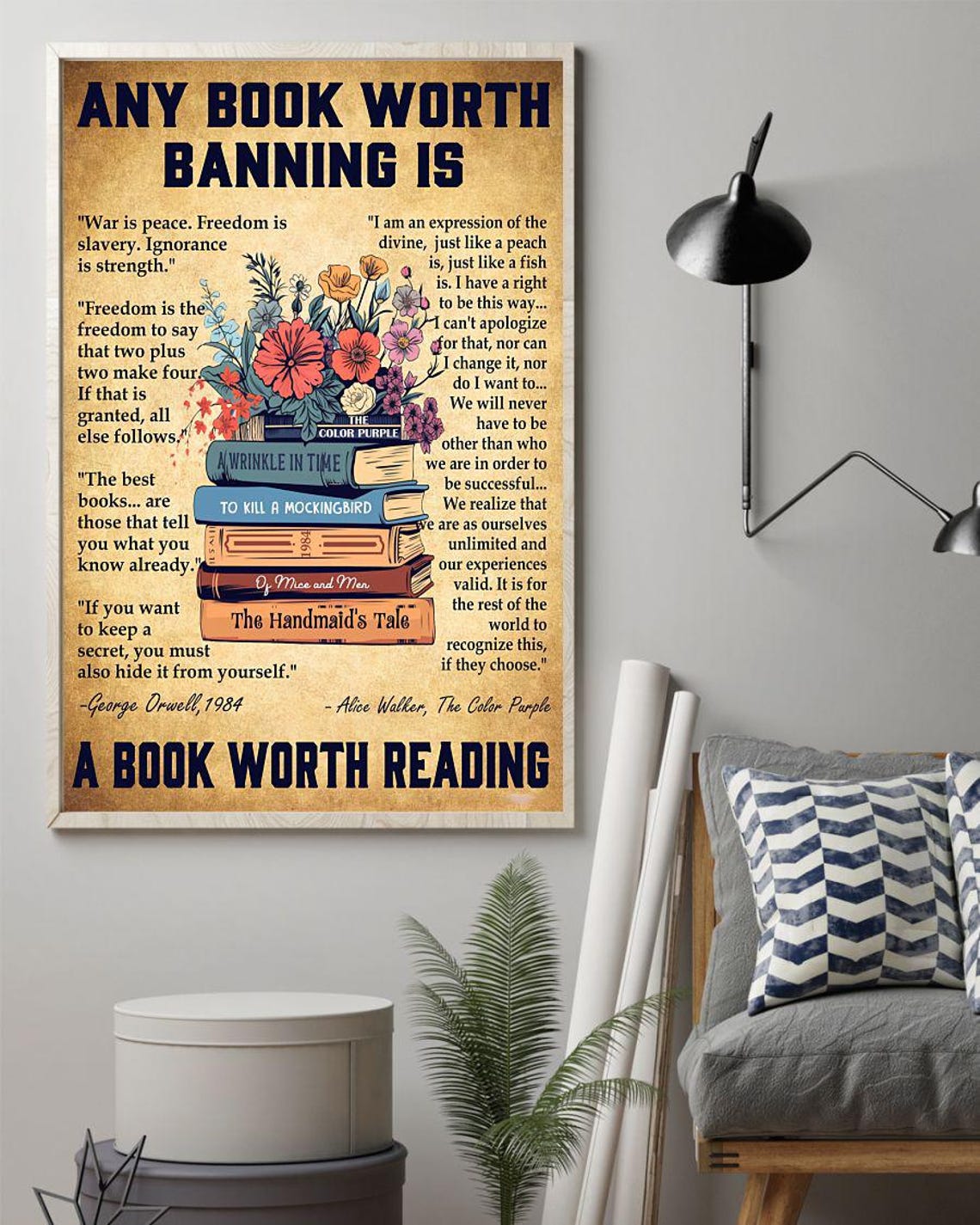 Any Book Worth Banning, Book Lover Gift - Image 3