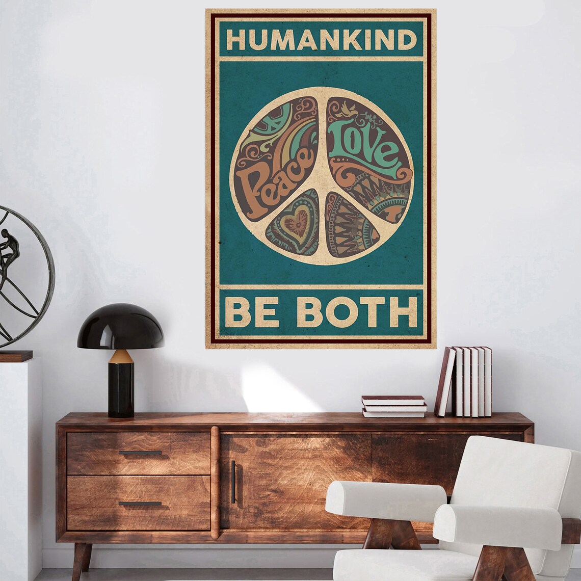 Humankind Be Both, Kids Nursery Decor Quote - Image 4