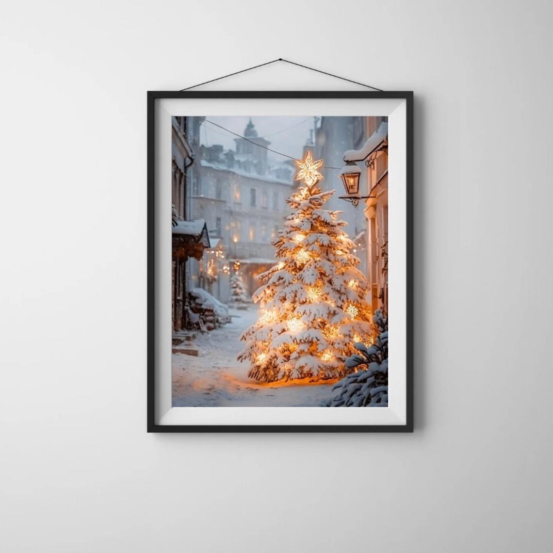 Winter Christmas Tree Classic Photograph Poster - Image 6