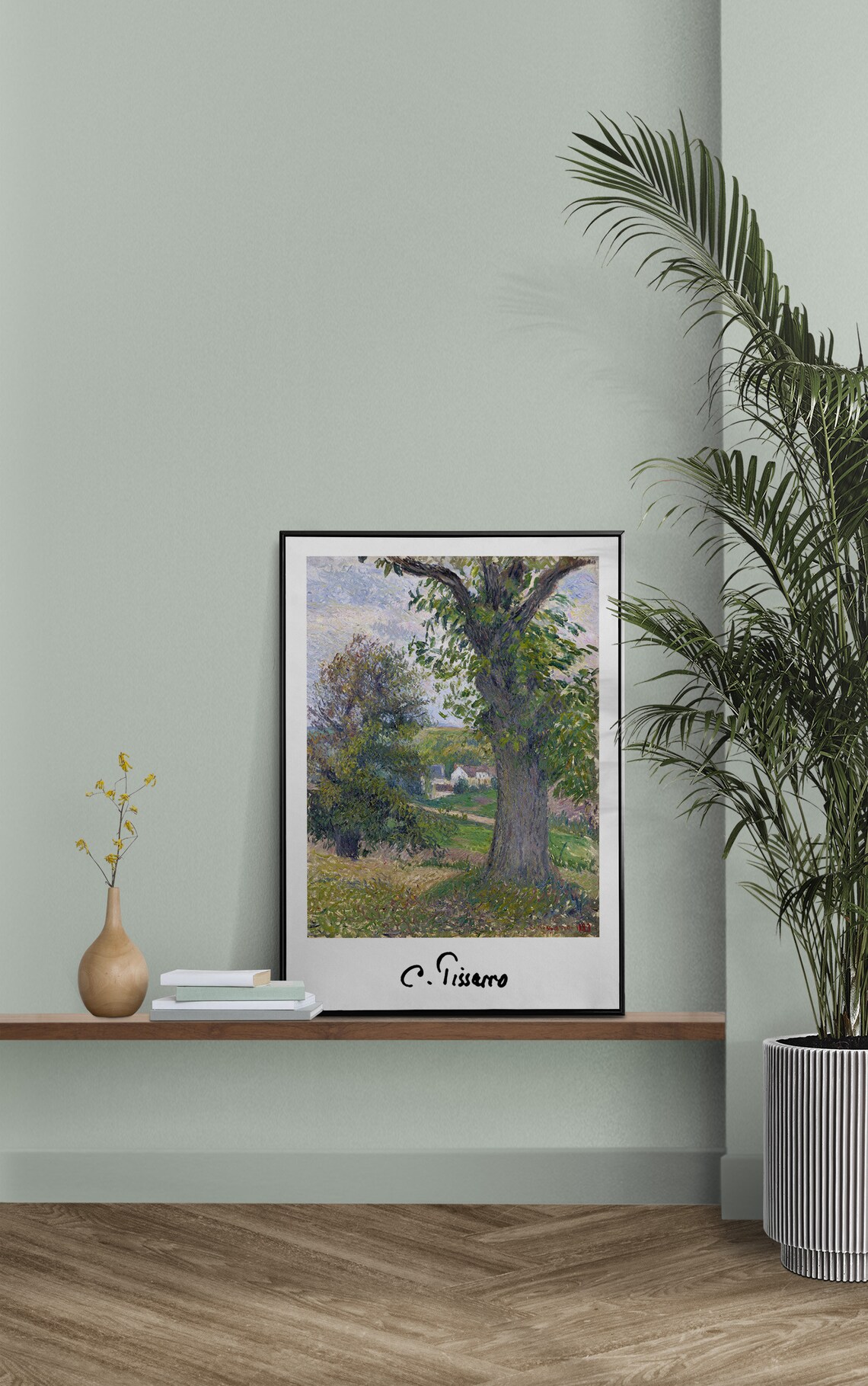 Camille Pissarro Chestnut Trees At Osny French Landscape Poster - Image 2