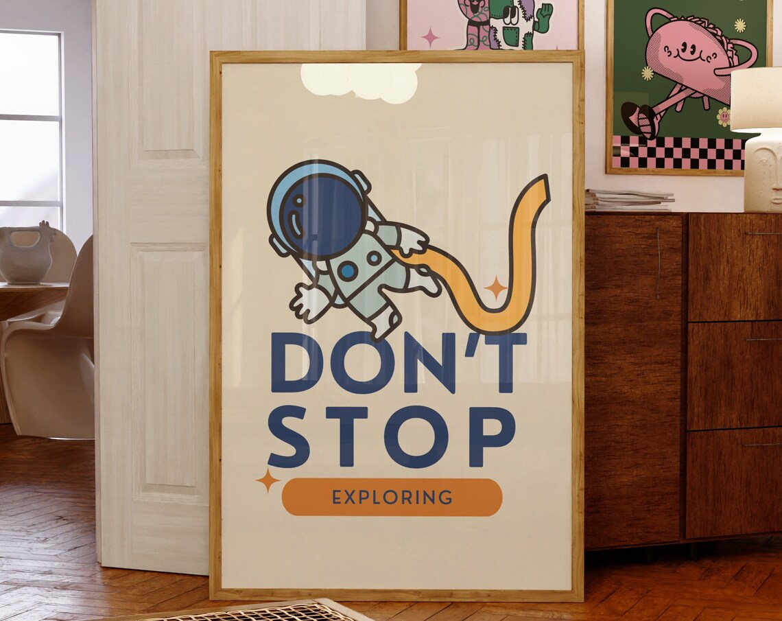 Astronaut Cute Positive Encouraging Classroom Decor